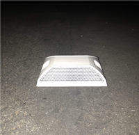 Borne de signalisation routière en plastique ABS / Marqueur de chaussée surélevé (yeux de chat) réfléchissant prismatique haute intensité double face, capacité de charge 20t