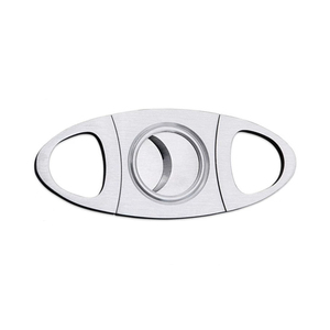 WELLFLYER CICU-046 Personalized <strong>Cigar</strong> Accessories Stainless Steel Double Blade <strong>Cigar</strong> Scissors <strong>Cutter</strong> <strong>Cigar</strong> Sets with Custom logo - Product Image 3
