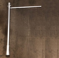 Clés de raccordement pour hydrant d'incendie en aluminium, barres de support pour hydrant souterrain carré en aluminium, 1 m de long, ouverture carrée/ovale de 34,5 mm