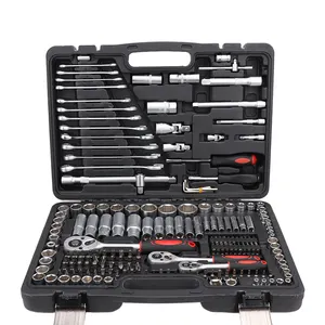 Accepted Customization 216PCS Ratchet Wrench Set Hardware Tools Auto Repair Socket Combination Tool Set