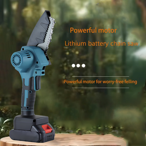 Tronçonneuse électrique portative de 6 pouces, 500W, alimentée par batterie - Batterie au lithium rechargeable de 1500mAh - Outil de jardinage industriel DIY OEM - Product Image 5
