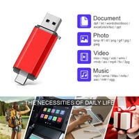Flashdisk USB3.0 Custom Logo 64GB, Memory Stick Logam Murah Grosir, Flash Drive OTG USB Type-C 8GB 16GB 32GB 128GB