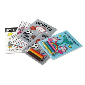 Impression de livre de coloriage de <span class=keywords><strong>dessin</strong></span> couverture souple personnalisée avec jeu de crayons de <span class=keywords><strong>couleur</strong></span> pour enfants - Product Image 1
