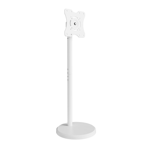 360 độ xoay sàn kim loại đứng LCD di động quảng cáo Chiều cao có thể điều chỉnh màn hình đứng giỏ hàng với bánh xe - Product Image 2