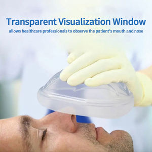 Masker Medis Anestesi Silikon Bersertifikat CE, Produk Standar Medis yang Dapat Digunakan Kembali - Product Image 6