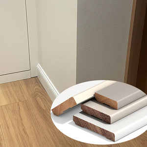 Tùy chỉnh thân thiện với môi <span class=keywords><strong>MDF</strong></span> gỗ tường ốp chân tường Hội Đồng Quản trị thiết kế hiện đại sồi màu <span class=keywords><strong>TRIM</strong></span> cho trang trí nội thất sàn gỗ - Product Image 4