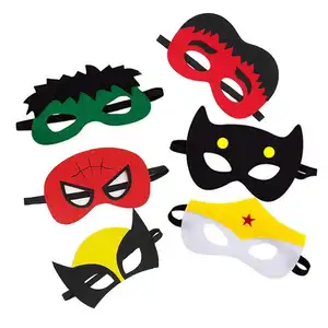 Superhero Mask Party Favors for Kid Cosplay Masks for Party Children Masquerade Cosplay Eye Mask