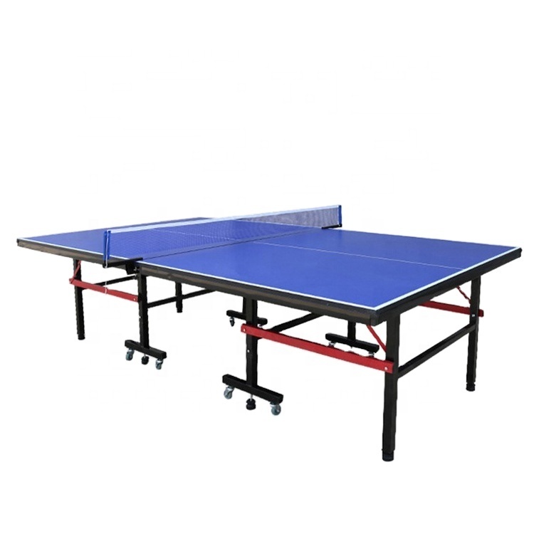 Oem Portable Table Tennis Training Equipment Fold Up Pingpong Table With Wheels Portable Table