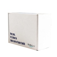 Bande de déchirure adhésive personnalisée à quantité minimale de commande bas ouvert boîte postale en carton auto-scellante pour emballage cadeau