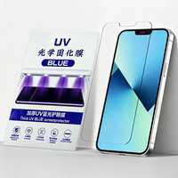 Film de protection d'écran en verre UV anti-lumière bleue Fonlyu Standard HD, dureté 5H, protection oculaire 3D anti-lumière bleue, fabriqué en usine