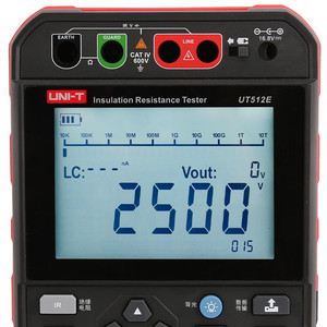เครื่องทดสอบความต้านทานฉนวน UNI-T รุ่น UT-513A 5kV LCD ดิจิตอล เมกะโอห์มมิเตอร์ เกรดอุตสาหกรรม - Product Image 4