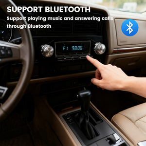 Portable Retro Ford Car Radio <strong>MP3</strong> for Stereo Multimedia <strong>Player</strong> with <strong>USB</strong> and AUX for Ford and Mercedes-Benz Models - Product Image 4