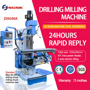 Certificato CE sistema <span class=keywords><strong>DRO</strong></span> di Potenza di alimentazione di ZX6350A fresatura foratura macchina - Product Image 2