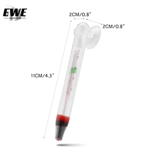เทอร์โมมิเตอร์ดิจิตอลแบบลอยน้ำสำหรับตู้ปลา EWE พร้อมฐานดูดติด, เทอร์โมมิเตอร์ตู้ปลา BOYU แบบฟาเรนไฮต์และเซลเซียส - Product Image 4