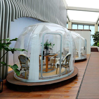 Dôme transparent en polycarbonate pour le glamping et la vie en plein air