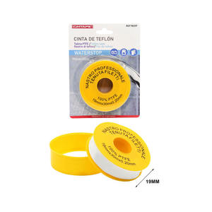 Cinta de Sellado de Roscas de <span class=keywords><strong>PTFE</strong></span> 100%, Blanca, de 12 mm x 10 m, Paquete de 3 Rollos, Suministro de Fábrica - Product Image 5