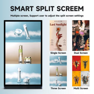 75/86/100inch đầy đủ màu sắc kỹ thuật số biển tầng thường vụ Player kiosk quảng cáo hiển thị với đồ họa cho videotouch màn hình - Product Image 3