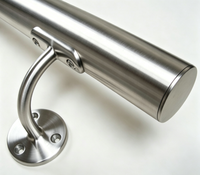 Support de fixation en métal AISI 304 pour main courante, idéal pour balustrades d'escalier intérieures d'appartements – Conception OEM usine