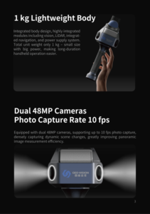 ระบบทำแผนที่ด้วย GPS แบบ 3 มิติ ระดับมืออาชีพ สำหรับภาคพื้นดิน รุ่น SWLSH70 OEM รองรับ SLAM และ RTK ทุกความถี่ - Product Image 5