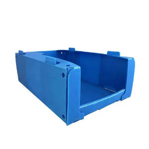 Kotak Penyimpanan Plastik PP Berongga dengan Bukaan Depan, Dapat Ditumpuk, dari Bahan Coroplast, untuk Penyimpanan Pakaian - Product Image 2