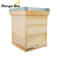 Nouvelle ruche en bois de sapin chinois Menger Bee Professional, 3 couches, 20 mm d'épaisseur, non assemblée, conforme aux normes britanniques.
