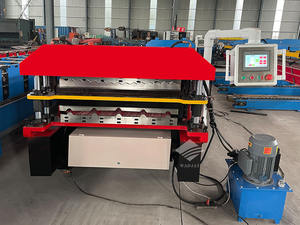 Machine de formage à froid pour tôles de toiture en métal ondulé, fabrication de tôles de toiture en métal ondulé - Product Image 1