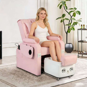 Sillón de Pedicura Eléctrico Reclinable de Lujo - Sillón de Masaje con Baño de Pies para Salón de Belleza - Product Image 2
