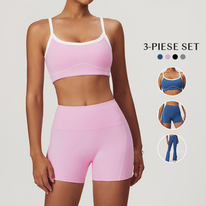 2025 New <b>Women</b> Sportswear <b>Women</b> Hollow Custom Fitness Seamless Active Wear Yoga Set Custom logo Workout Clothing Gym Fitness Set - Product Image 2