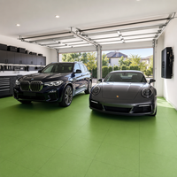 Dalles de sol de garage modulaires en PVC de 6 mm, robustes, antidérapantes, résistantes à l'usure, imperméables, à clipser, modernes, pour intérieur
