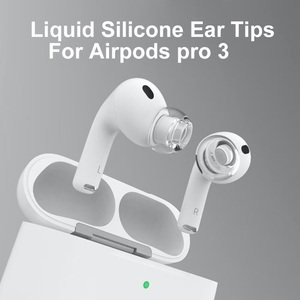 Puntas de Silicona Líquida Ultra Premium para <span class=keywords><strong>AirPods</strong></span> Pro 3.ª Generación (2025), Repuestos de Auriculares con Cancelación de Ruido y Comodidad - Product Image 2