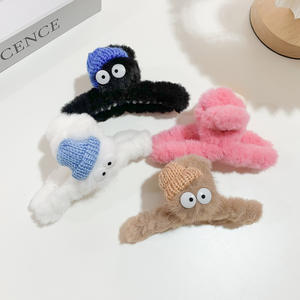 Pánico comprando moda ojo grande BOLA DE Coral lindas pinzas para el cabello de dibujos animados pinzas para el cabello de calidad accesorios para el cabello para mujeres - Product Image 3