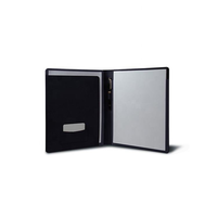 Organisateur de bureau en cuir PU, porte-documents efficace, classeur à anneaux, porte-documents, couleurs personnalisées, logo pour le bureau