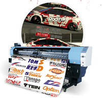 Digital Inkjet Kleinformat Dual I3200 Kopf 6 Fuß 8 Farbe 1600mm Vinyl Aufkleber Auto Wrap Banner Poster Eco Solvent Printer