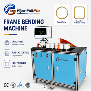 Máquina de Doblado de Perfiles de Aluminio con Múltiples Rodillos CNC con Función de Corte para Canales, Barras en T, Acero Angular y Pasamanos - Product Image 1