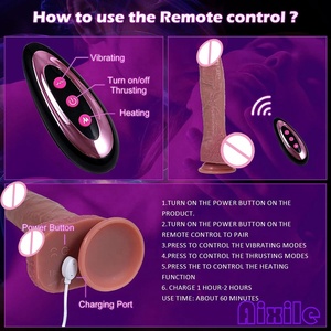 Vibrador de Dildo Grande y Grueso, Vibrador Realista con Forma de Pene para Estimulación del Punto G, Juguetes Sexuales Anales para <span class=keywords><strong>Mujeres</strong></span> - Product Image 6