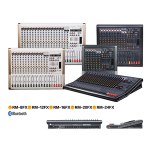 Console musicale professionale serie RM 8/12/16/20/24 canale di miscelazione con Controller di effetti DSP digitale integrato a 24bit - Product Image 6