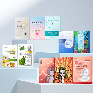 มาส์กหน้าแบบแผ่น OEM ขายส่ง บรรจุกล่อง 10 ชิ้น ช่วยเติมความชุ่มชื้น ปลอบประโลมผิว ลดเลือนริ้วรอย ฟื้นฟูผิวกระจ่างใส สูตรวีแกนจากพืชธรรมชาติ - Product Image 1