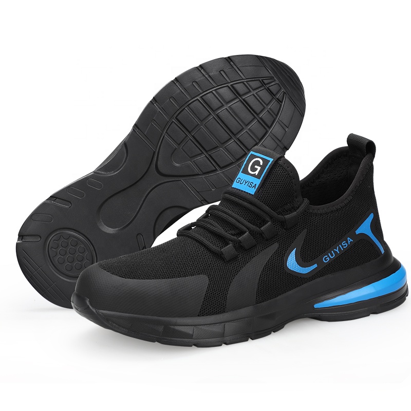 Бренд GUYISA, модная защитная обувь от производителя, легкая дышащая стальная спортивная обувь для промышленной безопасности для женщин