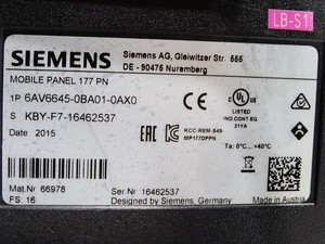 ชุด6AV66450BA010AX0สะดวกสบาย177มือถือ PLC 6AV6645-0BA01-0AX0 - Product Image 5