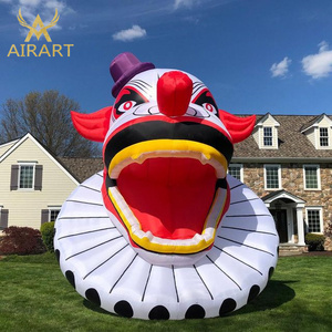 Gigante Payaso Inflable de Boca Abierta para Halloween, Ideal para Negocios de Circo, Actividades de Carnaval y Parques de Atracciones, Payaso Inflable para Parques de Diversiones - Product Image 1