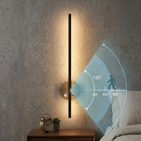 Vente en gros de luminaires muraux LED rechargeables au design moderne pour hôtel, salle de bain, salon, chambre à coucher, lumière ambiante dorée, télécommande