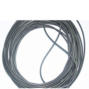 ยางรูปตัว D แบบกลวง ครึ่งวงกลม ขนาด 5 มม. สายยางยืด/ท่อ ยางตัน แถบกลวงทรงกลม แถบ EMI แถบยางนำไฟฟ้า - Product Image 1