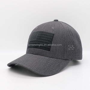 Gorra de Béisbol Deportiva Personalizada de Moda con 5 Paneles, Ojales y Logotipo Bordado a Mano - Product Image 2
