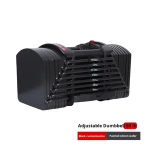 90 Pfund 22kg Gusseisen Verstellbare Hantelblöcke Schubladendesign Unisex Fitness für Zuhause - Product Image 2