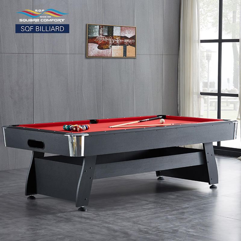 7ft MDF pool table  red