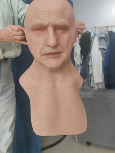 Lifelike simulation realistic masquerade show face changing Silicone headgear comfort mask - Product Image 3