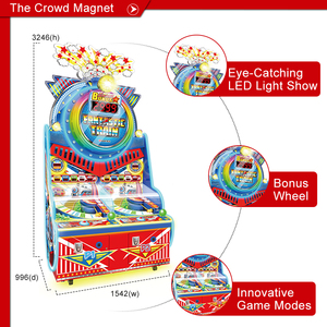 Fantastique machine d'arcade à jetons en métal avec billets anglais, machine <span class=keywords><strong>de</strong></span> rachat <span class=keywords><strong>de</strong></span> billets - Product Image 3