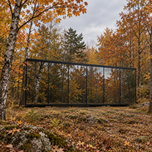 Mini-maison mobile avec cabine miroir et extérieur entièrement vitré pour retraites en pleine nature, glamping, parcs et locations <span class=keywords><strong>de</strong></span> vacances - Product Image 4