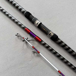 Caña de Pescar Senhe Lure Killer Surf, 4m, Carbono, Acción Rápida, 370g, 3 Secciones, para Pesca de Lubina en Agua Salada, Mango Compuesto, para Lanzamiento desde la Playa - Product Image 2