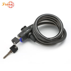 Lucchetto a Cavo <span class=keywords><strong>con</strong></span> Chiave e Staffa Jinta di Grande Successo 12*1200mm per <span class=keywords><strong>Moto</strong></span>, <span class=keywords><strong>Scooter</strong></span> e Bicicletta - Product Image 2